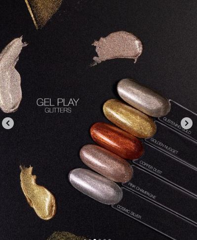 GEL PLAY® - Glitter Golden Nugget 4gm