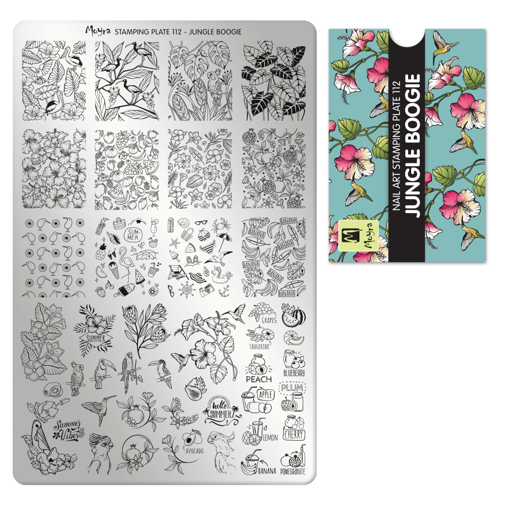 **Stamping Plate 112 Jungle Boogie