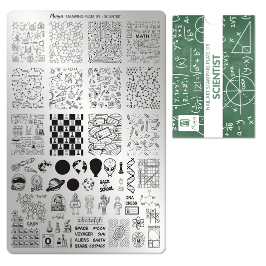 **Stamping Plate 119 Scientist