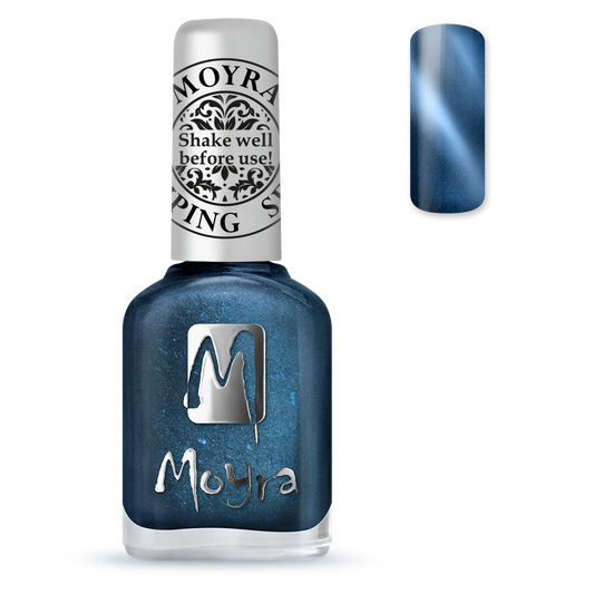 *Stamping Nail Polish - Cat's Eye Magnetic Blue SP33