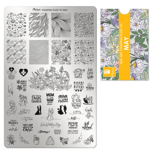 **Stamping Plate 141 May & Optional try on plate sheet