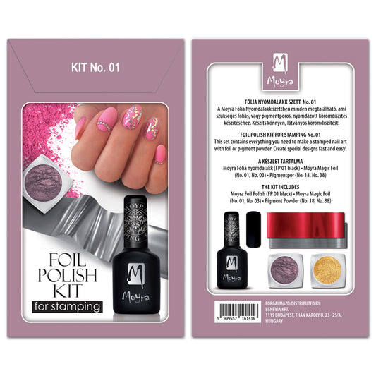 Foil Polish Kit For Stamping No.01