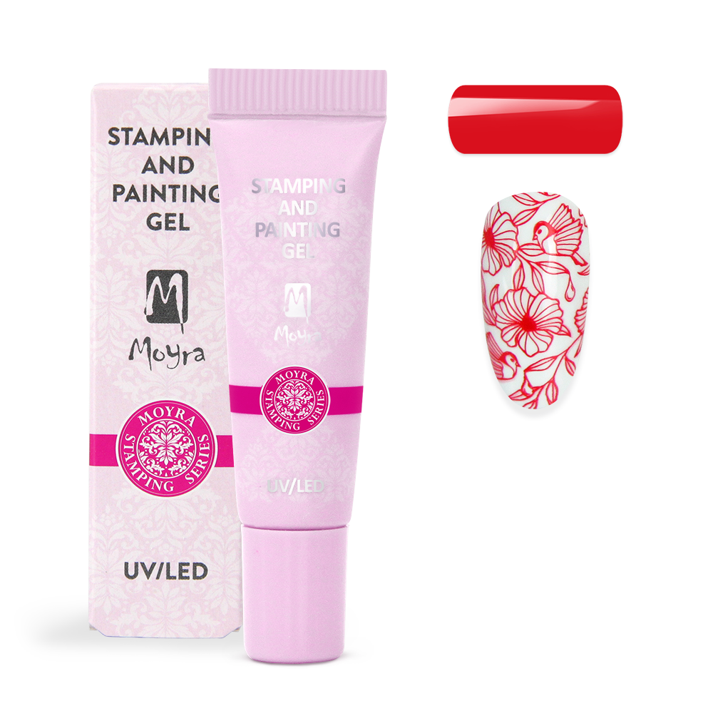 Stamping and Painting Gel 04 - Red