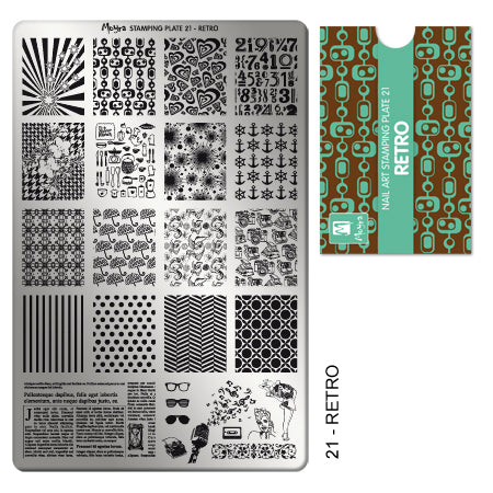 **Stamping Plate 21 Retro