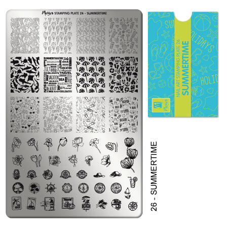 **Stamping Plate 26 Summertime