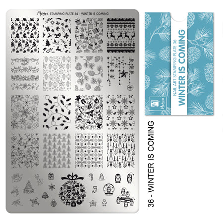 **Stamping Plate 36 Winter is Coming