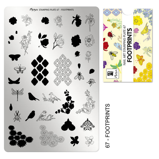 **Stamping Plate 67 Footprints